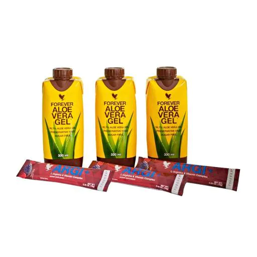 Tri-Pack Aloe Vera Gel Mini & 3 Argi+ Sticks