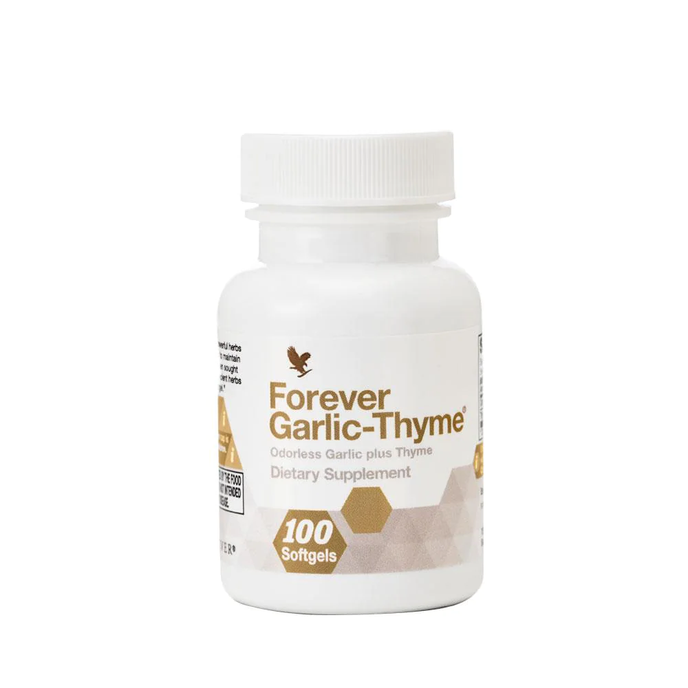 Forever Garlic-Thyme: Odorless Garlic plus Thyme Dietary Supplement