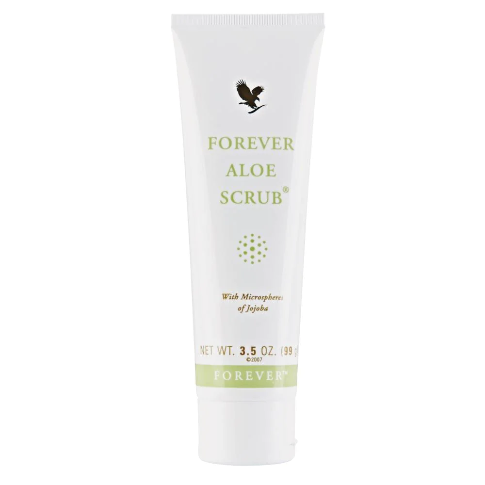 Forever Aloe Scrub: Face Peeling For Face And Body (With Microspheres Of Jojoba)