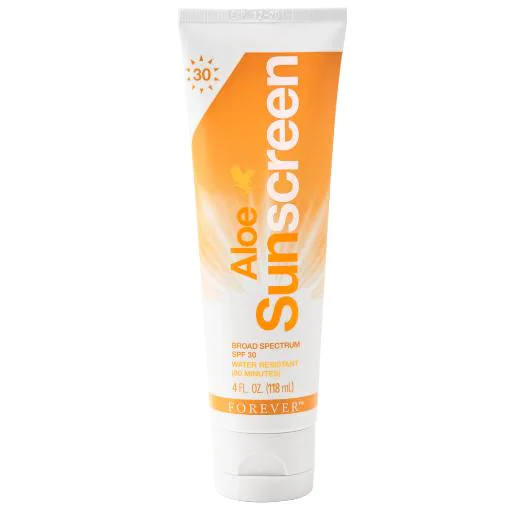 New Aloe Sunscreen Lotion: Broad Spectrum SPF 30, Water Resistant